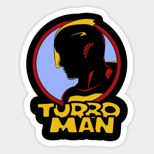 Turbo Man Sticker